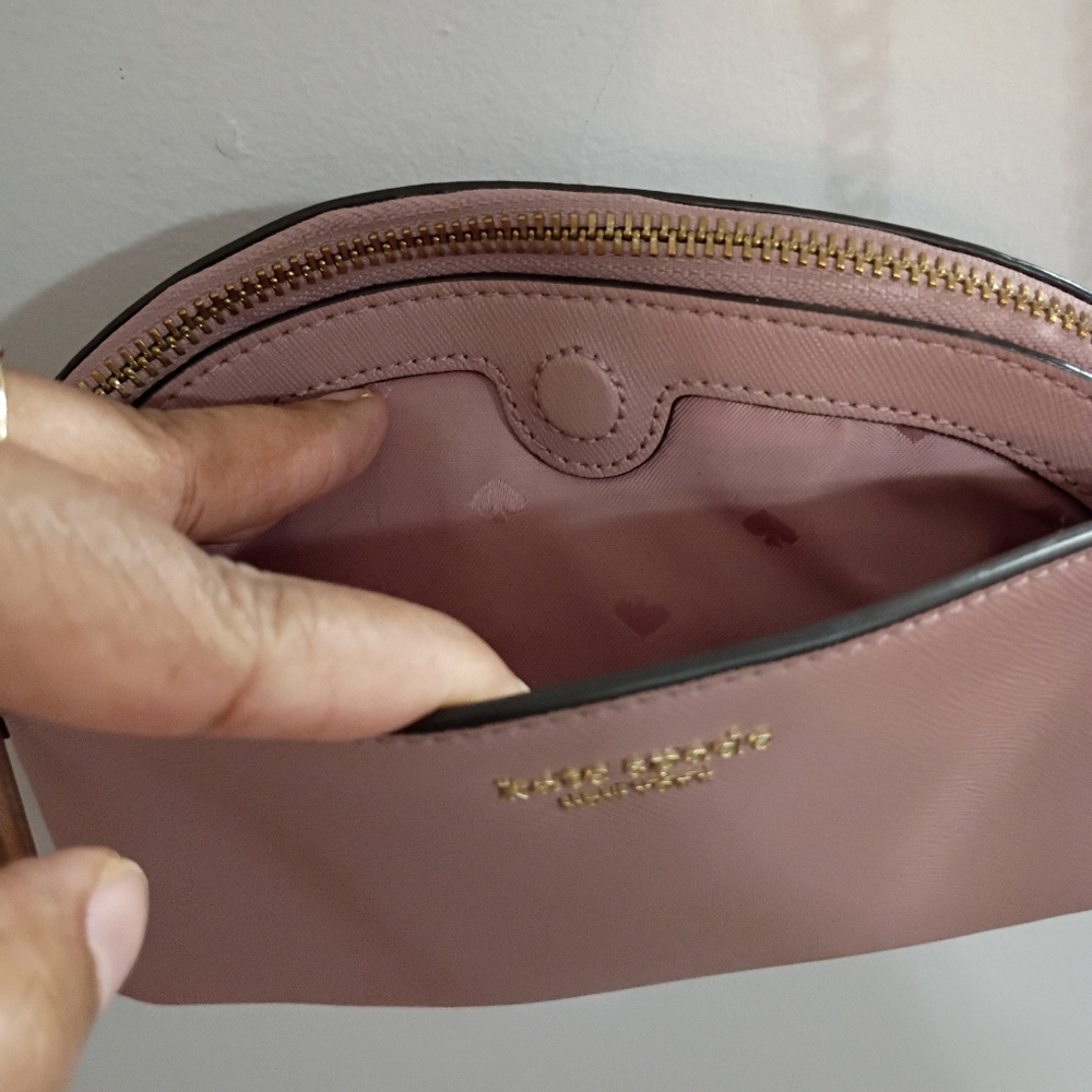 Kate Spade, EUC, Crossbody Bag, Blush Pink, Zipper/Magnetic Closure - Picture 11 of 15